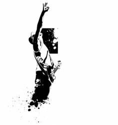 Guitar player vector image