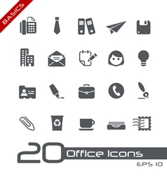 Office Business Basics Series vector image