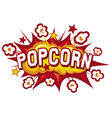 Popcorn design vector image