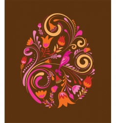 Easter egg Easter egg vector image