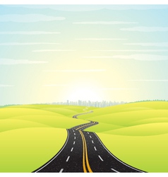 Highway Road vector image