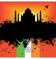 Taj Mahal design vector image