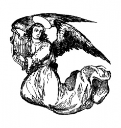 Angel vector image