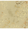 Vintage golden background vector image