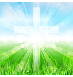 Cross vector image