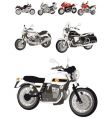 Italian motorcycles vector image