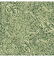 Green colored abstract fantasy pattern vector image