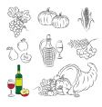 Autumn harvest vector image