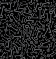Seamless skeleton key pattern vector image