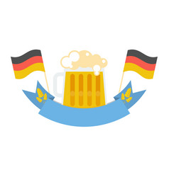 Mug with beer Mug with beer vector image