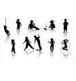Children playing vector image