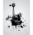 Grunge background vector image