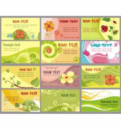Business card vector image
