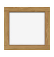 Empty notice wooden board vector image