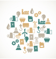 Energy and industry icons vector image
