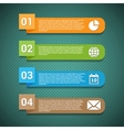 Options banner vector image