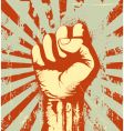 Clenched fist vector image