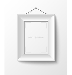 White frame vector image