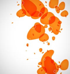 Colored droplets vector image