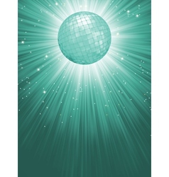 Beidge disco rays with stars EPS 8 vector image