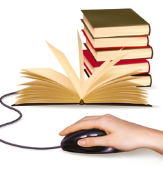 Ereader concept vector image