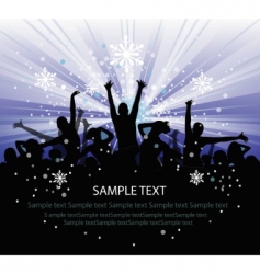 People dancing vector image