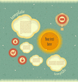 Vintage web design vector image