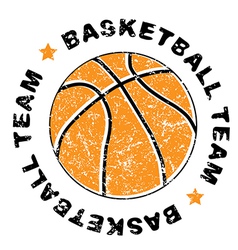 Basketball team vector image