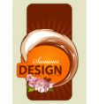 Grunge summer background vector image