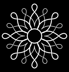 Esoteric design tracery vector image