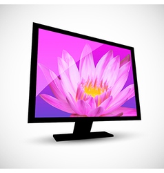 TV panel screen vector image
