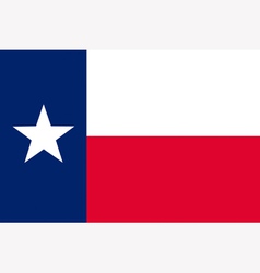 Texan state flag vector image