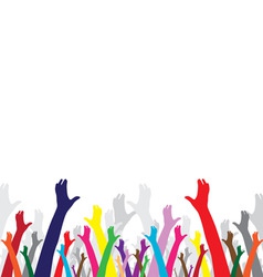 Human hands vector image