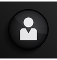Black circle icon Eps10 vector image