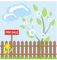 House Sale Sign vector image