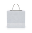 Shopping paper bag vector image
