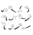 Various hands vector image