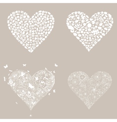 Heart design an element3 vector image