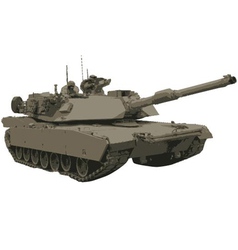 Tank vector image