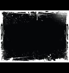 Grunge border vector image