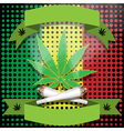 Marijuana-cannabis-joint vector image