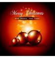 Christmas background vector image