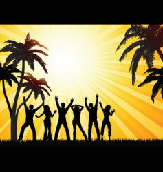 Summer party vector image