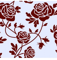 Roses tile vector image