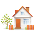 Small house vector image