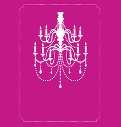 Chandelier vector image