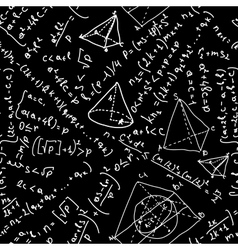 Maths formulas seamless vector image