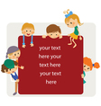Kids frame notice vector image