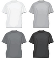 T-shirt template vector image