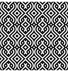 Vintage pattern wallpaper seamless background vector image